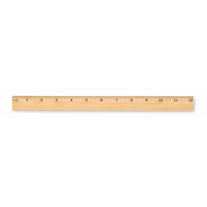Lineal 30 cm Bambus