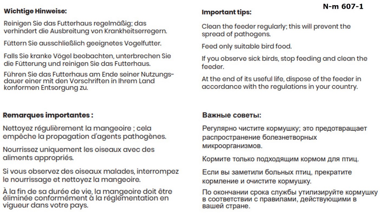 Vogelfutterhaus anthrazit