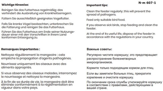 Vogelfutterhaus anthrazit