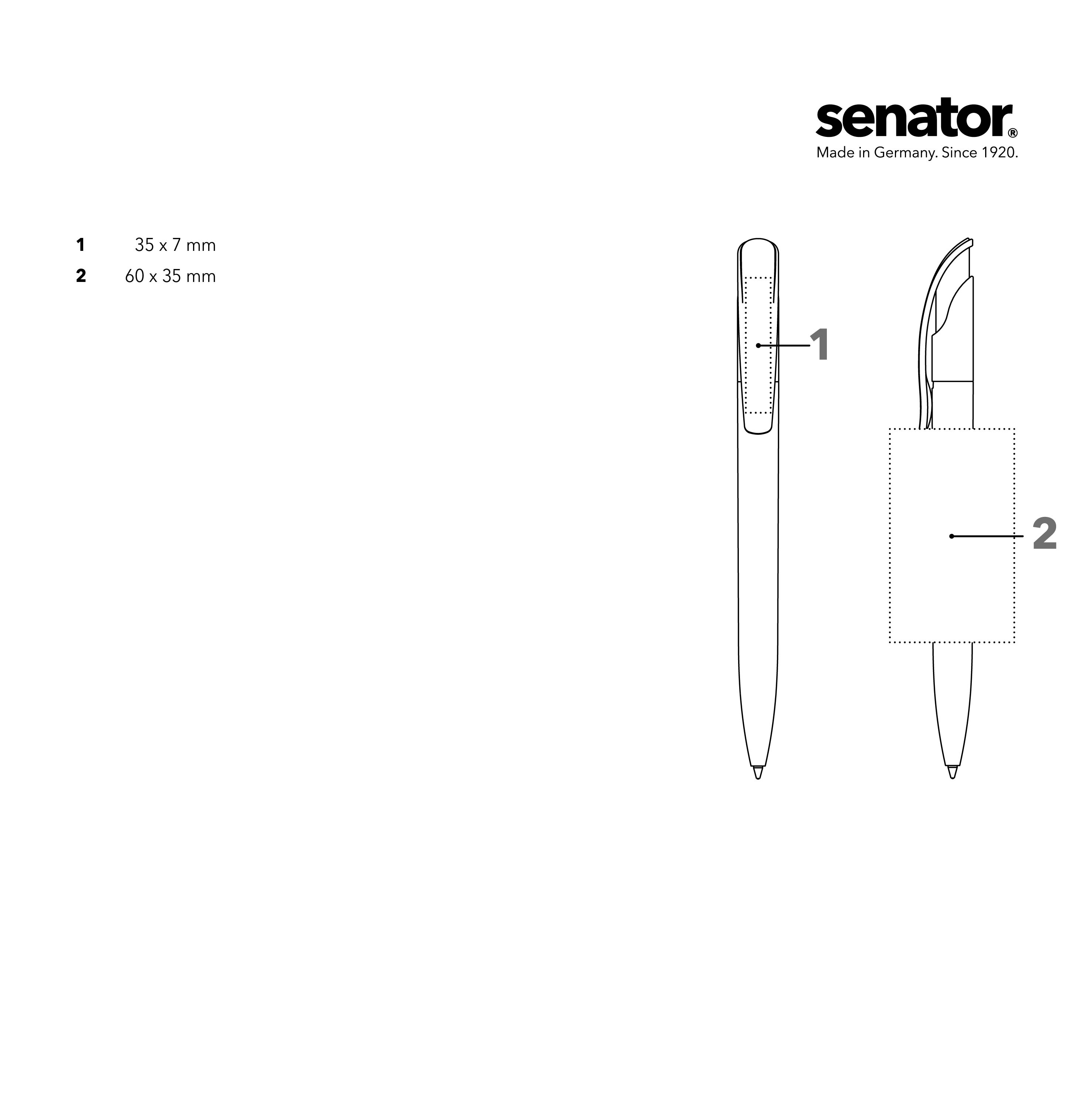 senator Challenger Soft Touch  Druckkugelschreiber
