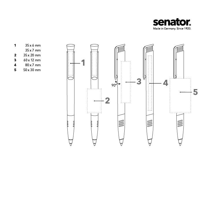 senator Super Hit Polished Basic SG  Druckkugelschreiber