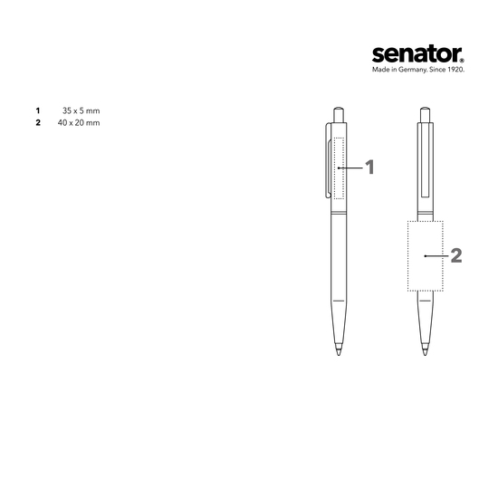 senator Point Metal  Druckkugelschreiber