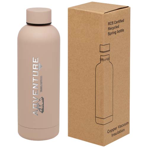 Spring 500 ml RCS-zertifizierte Kupfer-Vakuum Isolierflasche aus recyceltem Edelstahl