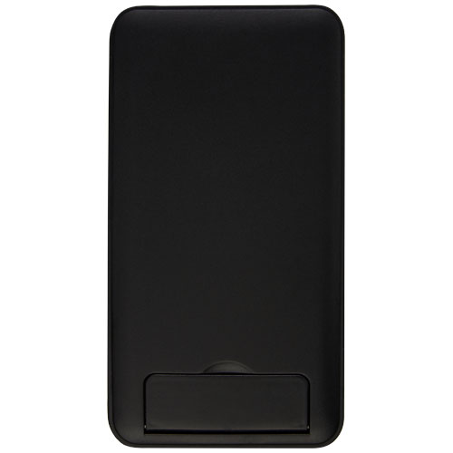 Loop 10 W kabelloses Ladepad aus recyceltem Kunststoff mit Telefonständer