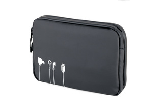 TROIKA Kabeltasche TROIKA BLACK TECH POUCH 2