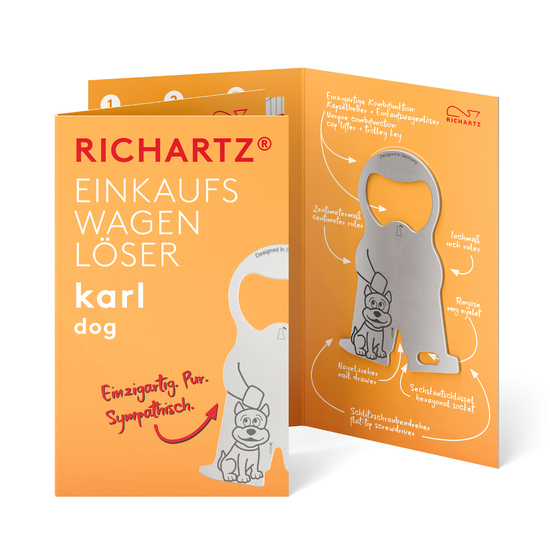RICHARTZ® EINKAUFSWAGENLÖSER karl dog