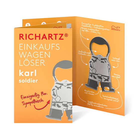 RICHARTZ® EINKAUFSWAGENLÖSER karl soldier