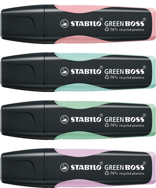 STABILO GREEN BOSS Pastel Leuchtmarkierer