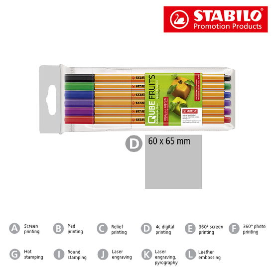 STABILO point 88 6er-Set Fineliner