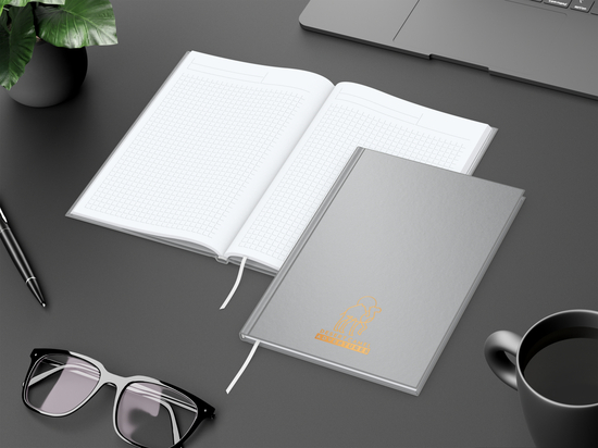 Notizbuch Memo-Book A5 Bestseller inkl. Siebdruck-Digital