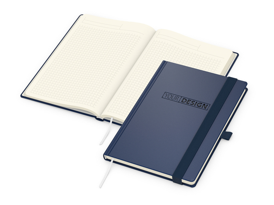 Notizbuch Vision-Book Creme A5 Bestseller inkl. Prägung