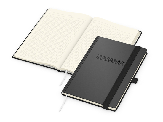 Notizbuch Vision-Book Creme A5 Bestseller inkl. Prägung