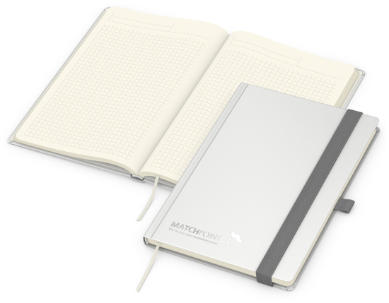 Notizbuch Vision-Book Creme A5 Bestseller inkl. Prägung