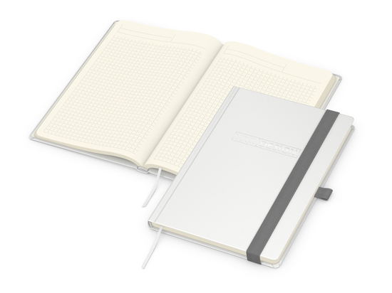 Notizbuch Vision-Book Creme A5 Bestseller inkl. Prägung