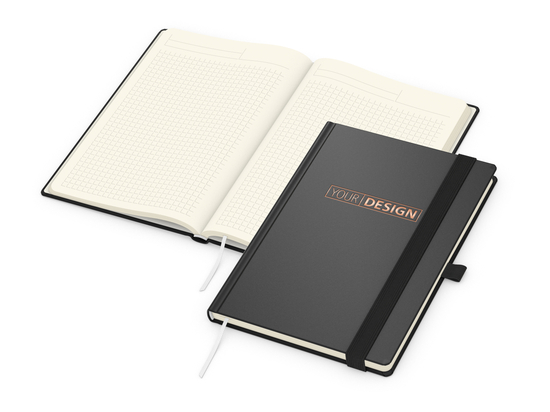 Notizbuch Vision-Book Creme A5 Bestseller inkl. Prägung