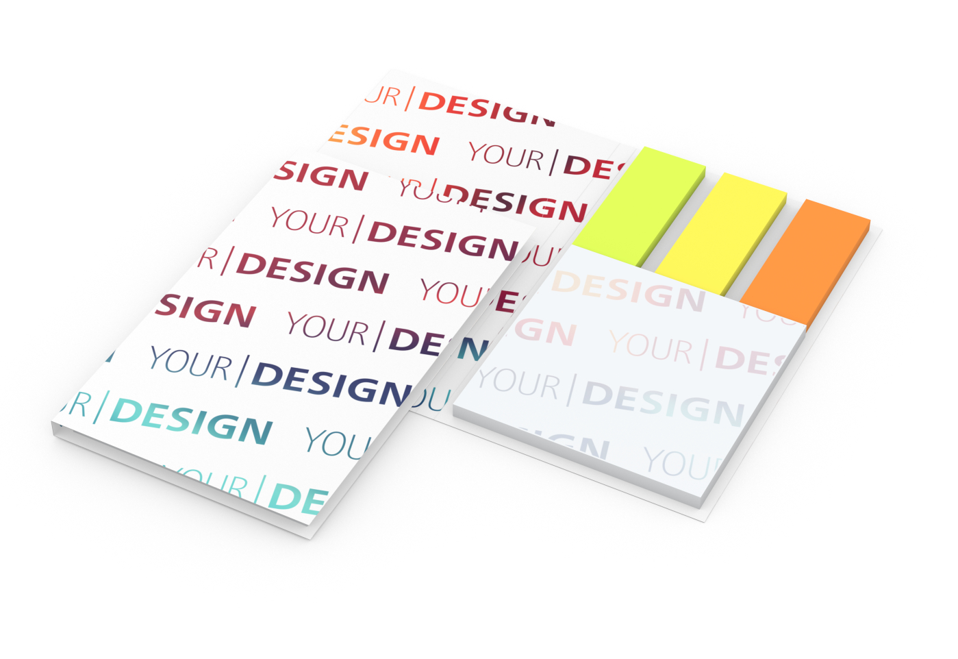 Haftnotiz-Set Berlin Naturkarton mit Brillantmarker