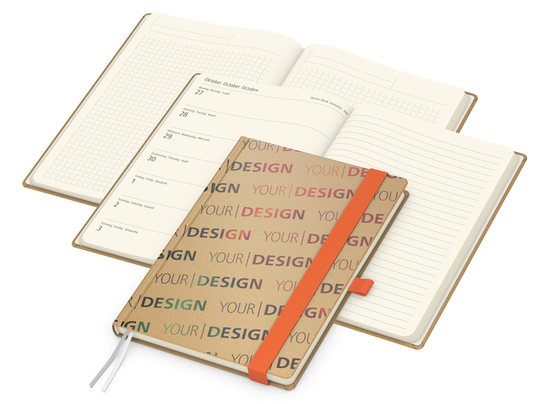 Wochenplaner Match-Hybrid Creme A5 Natura Bestseller