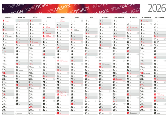 Wandplaner Cosmos Bestseller