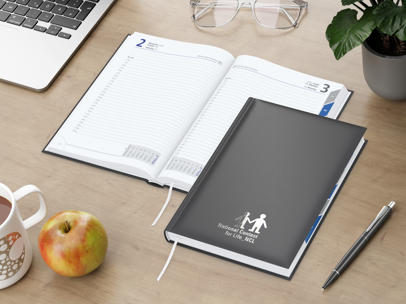 Buchkalender Manager Register Bestseller inkl. Silberprägung