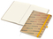 Notizbuch Match-Book Creme Bestseller, A4, Natura, braun-individuell, gelb