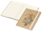 Notizbuch Match-Book Creme Bestseller, A4, Natura, braun-individuell, weiß