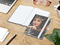 Notizbuch Match-Book White Bestseller, A5, Cover-Star, matt-individuell, weiß