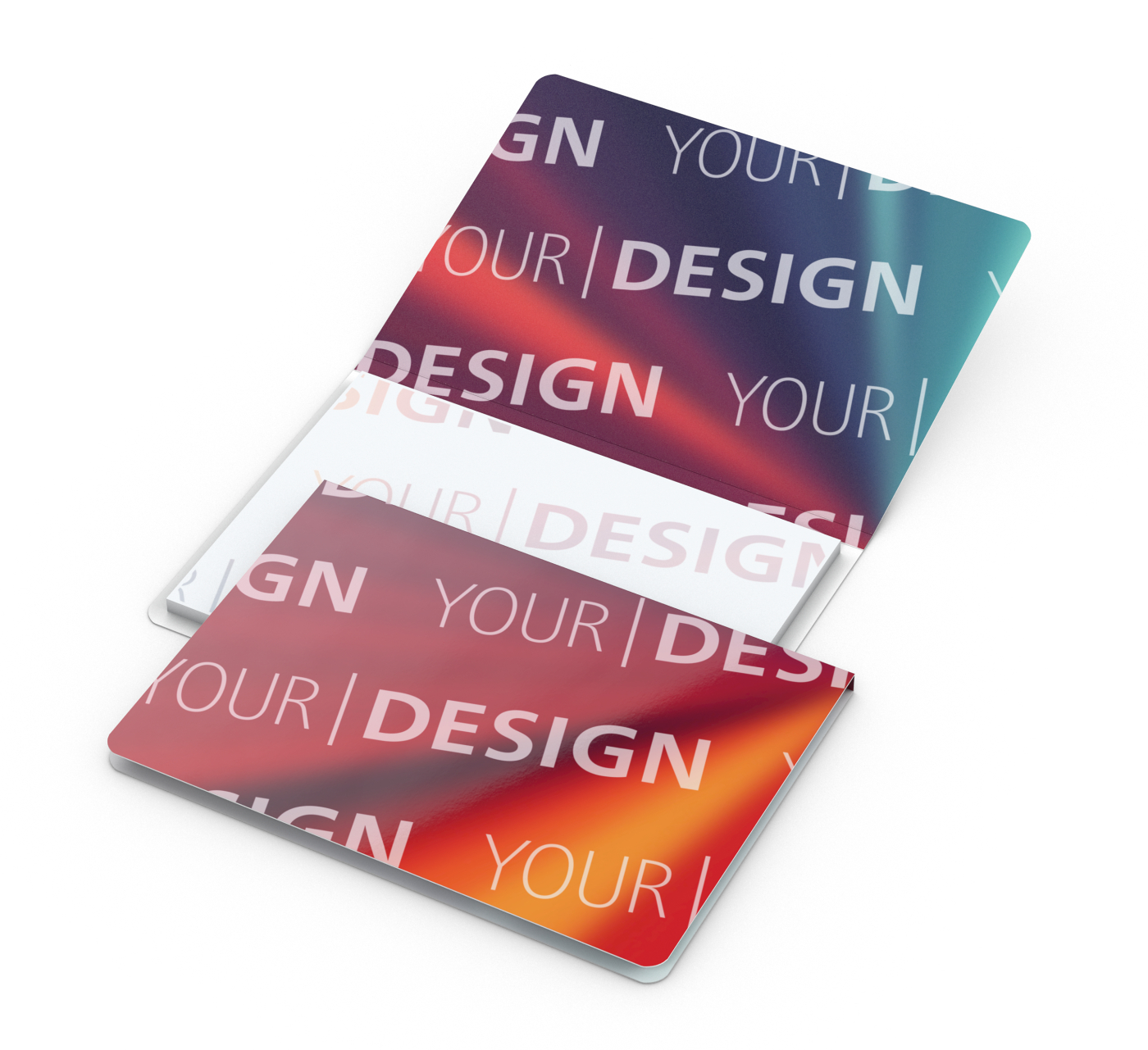 Haftnotiz Memo-Card Individuell Bestseller, gloss-individuell