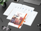 Wochenplaner Match-Hybrid White Bestseller, A4, Cover-Star gloss, orange
