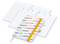 Wochenplaner Match-Hybrid White Bestseller, A5, Natura individuell, gelb