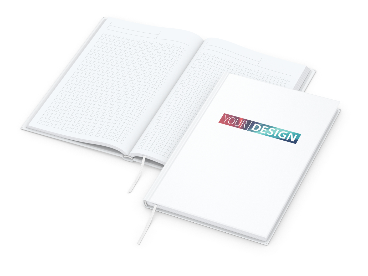 Notizbuch Note-Book Bestseller, A5, matt-weiß