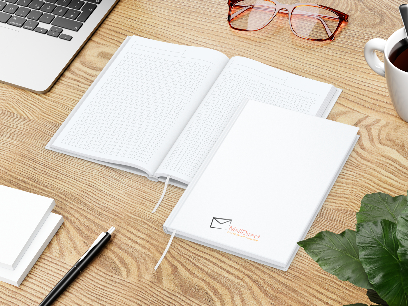 Notizbuch Note-Book Bestseller, A5, matt-weiß