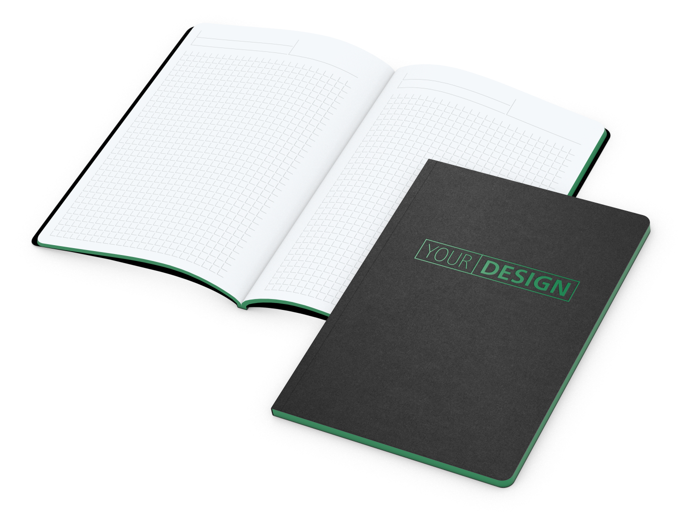 Notizbuch Tablet-Book Slim Bestseller, A5, grün