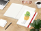 Notizbuch Match-Book, A4, Cover-Star Recycling-Matt, rot