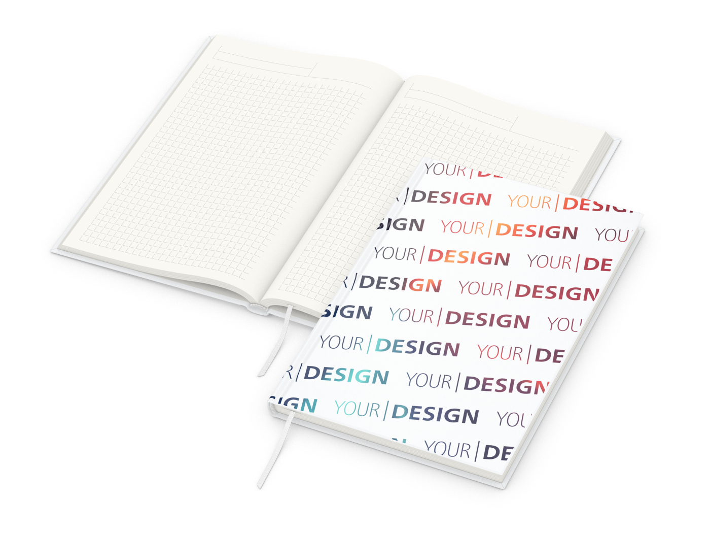 Notizbuch Note-Book inkl. 4C-Druck, A5, Cover-Star Recycling-Matt