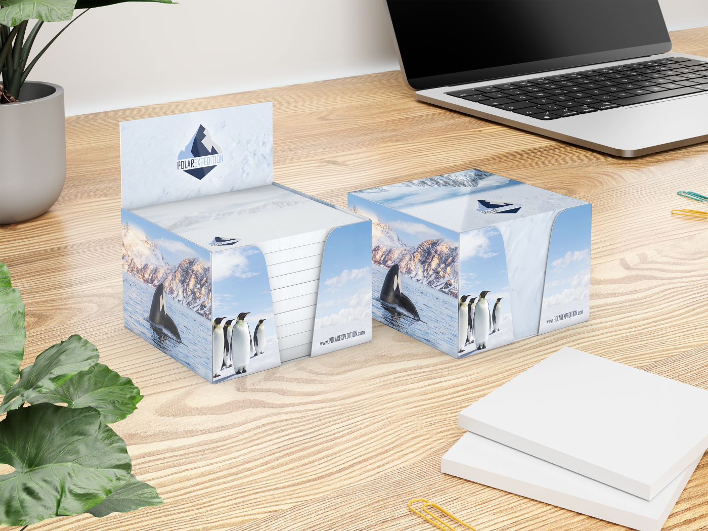 Haftnotizen-Pop-Up-Box Individuell 72 × 72, 500 Blatt