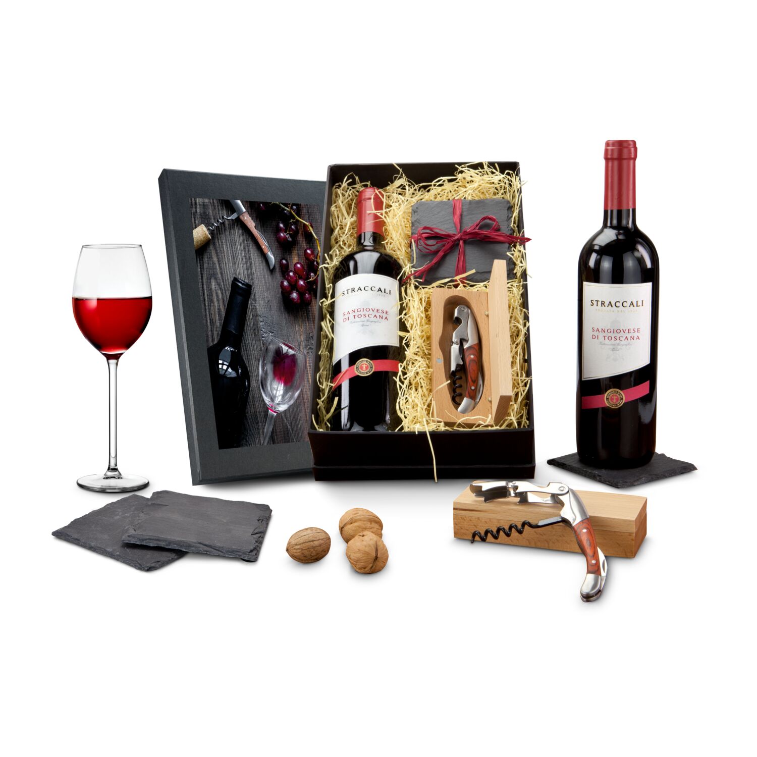 Geschenkset / Präsenteset: Wein-Freu(n)de 2K1045