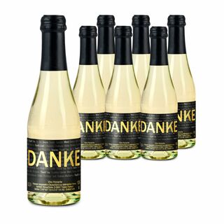 6x Danke Secco Flaschen, 0,2 l 2K1683