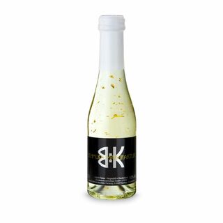 Piccolo Golden Flakes - Flasche klar - Kapsel weiß, 0,2 l 2K1918c