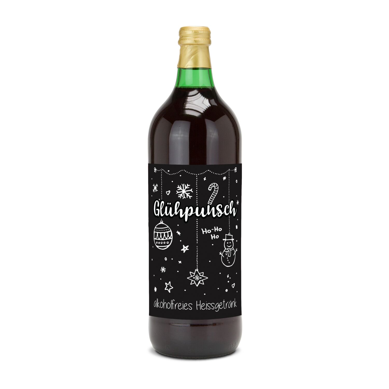 Glühpunsch, alkoholfrei - Flasche grün, 1 l  2K1942