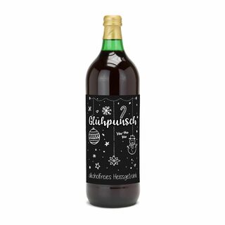 Glühpunsch, alkoholfrei - Flasche grün, 1 l  2K1942
