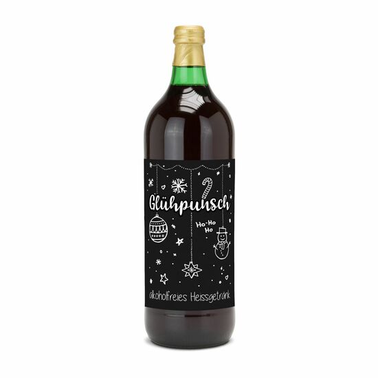 Glühpunsch, alkoholfrei - Flasche grün, 1 l  2K1942