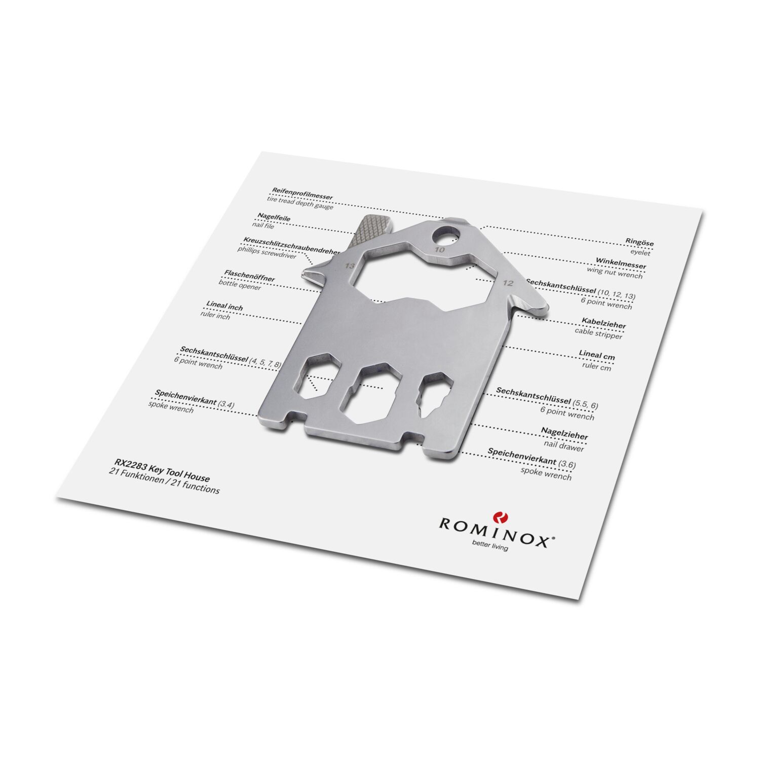 ROMINOX® Key Tool House (21 Funktionen) Happy Father's Day 2K2104i