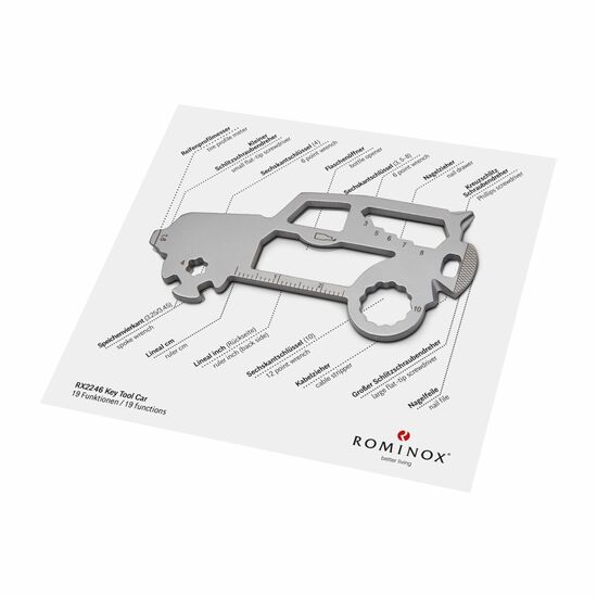 ROMINOX® Key Tool SUV (19 Funktionen) Große Helden 2K2106e