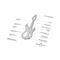 ROMINOX® Key Tool Guitar (19 Funktionen) Große Helden 2K2106k