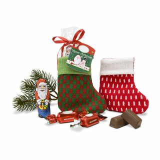Geschenkartikel / Präsentartikel: Süßer Weihnachtsstiefel 2K2116