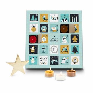 Geschenkartikel: Duftkerzen Adventskalender Charming Christmas 2K2130