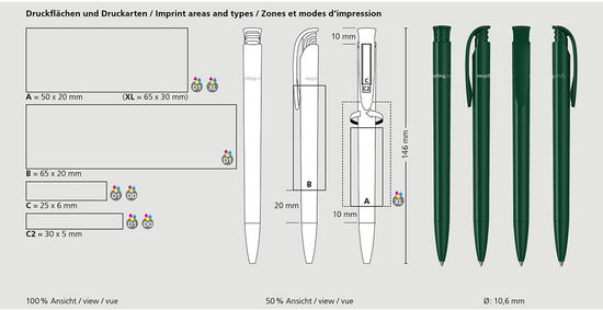 Klio-Eterna - Jona recycling - Druckkugelschreiber