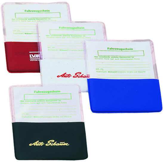 CreativDesign® KFZ-Scheinhülle "Steck!" Normalfolie