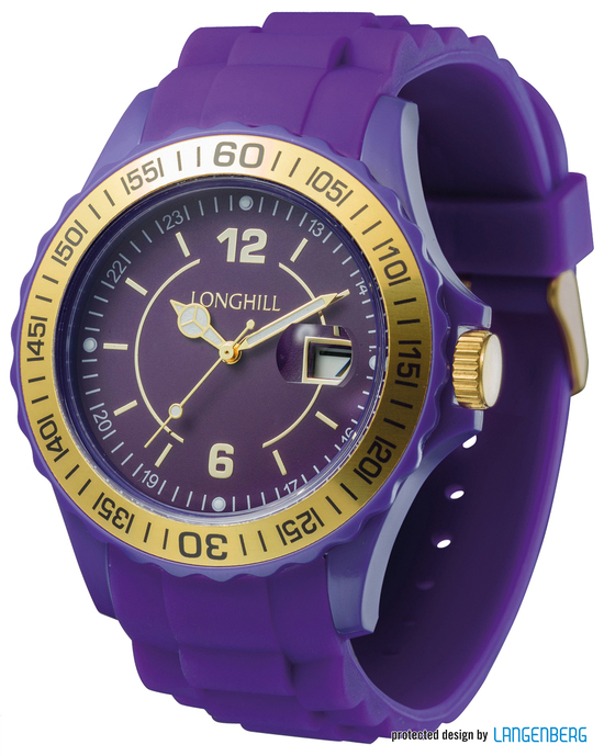 Kunststoffuhr LOGI GOLD