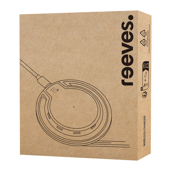 Wireless Charger REEVES-COPPERWAVE 15 Watt